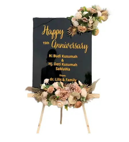 Papan Bunga Akrilik Selat Lancang